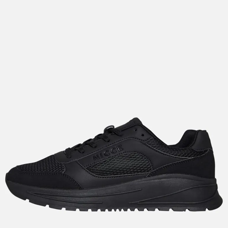 NICCE Herren Bemesso Turnschuhe Schwarz