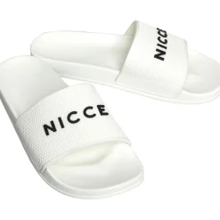 NICCE Herren Visor Slider Sandalen Weiß