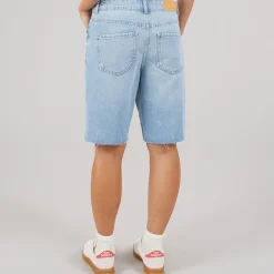 Noisy May Damen Holla Denim Shorts Light Blue Denim