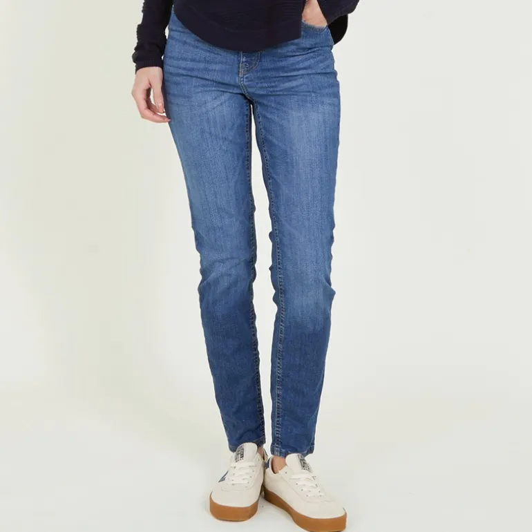 Noisy May Damen Satty Skinny Jeans Blau