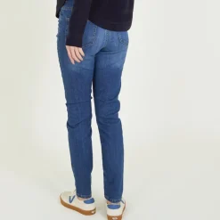 Noisy May Damen Satty Skinny Jeans Blau