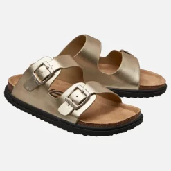 O'Neill Mädchen Haleiwa Double Buckle Slides Gold