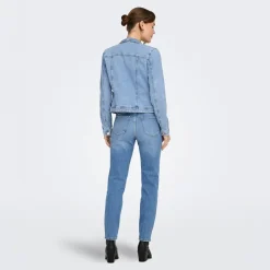 Only Damen Jeans Jacke Light Blue Denim