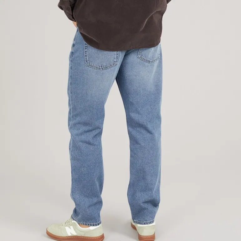 ONLY & SONS Herren Edge Gerade Passform Jeans Dark Blue Denim