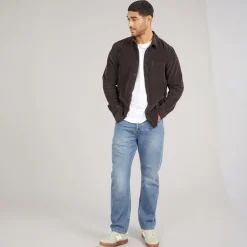 ONLY & SONS Herren Edge Gerade Passform Jeans Dark Blue Denim