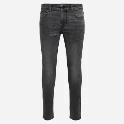 ONLY & SONS Herren Jeans Skinny Schwarz Gewaschen Black Denim