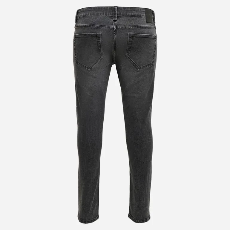 ONLY & SONS Herren Jeans Skinny Schwarz Gewaschen Black Denim