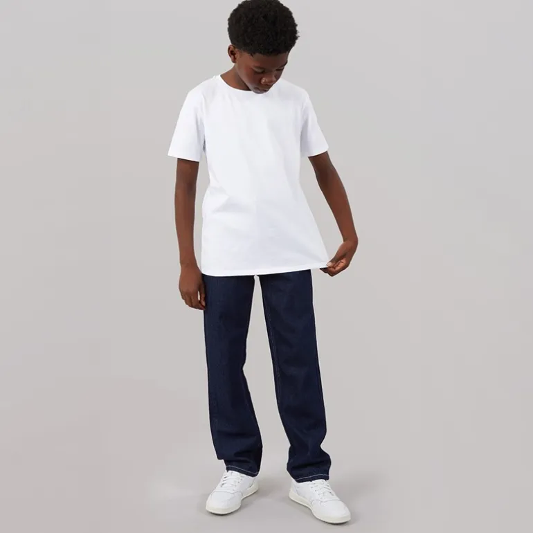 ONLY & SONS Junge Edge Straight Fit Jeans Dark Blue Denim