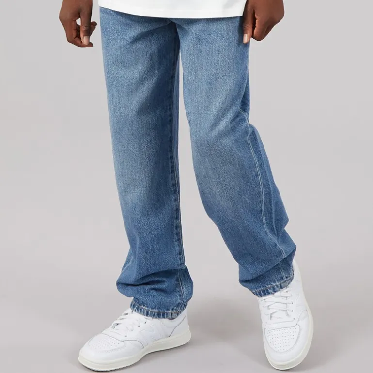 ONLY & SONS Junge Fade lockere Passform Jeans Medium Blue Den