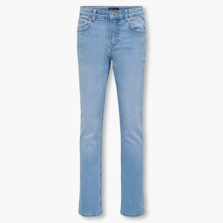 ONLY & SONS Junge Weft Regular Fit Jeans Light Blue Denim