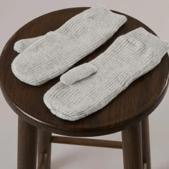 Pieces Damen Benilla Handschuhe Grau