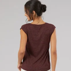 Pieces Damen Billo T-Shirt Winetasting