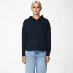 Pieces Damen Chilli Langarm Hoodie Sky Captain