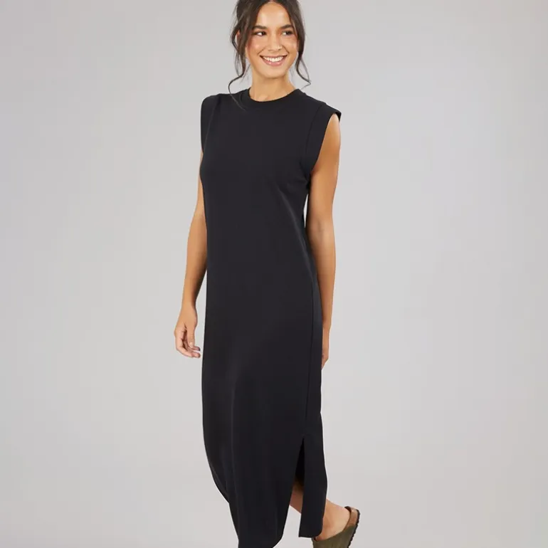 Pieces Damen Chilli Maxikleid Schwarz