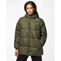 Pieces Damen Maddie Pufferjacke Grün