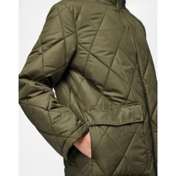 Pieces Damen Mailey Steppjacke Grün