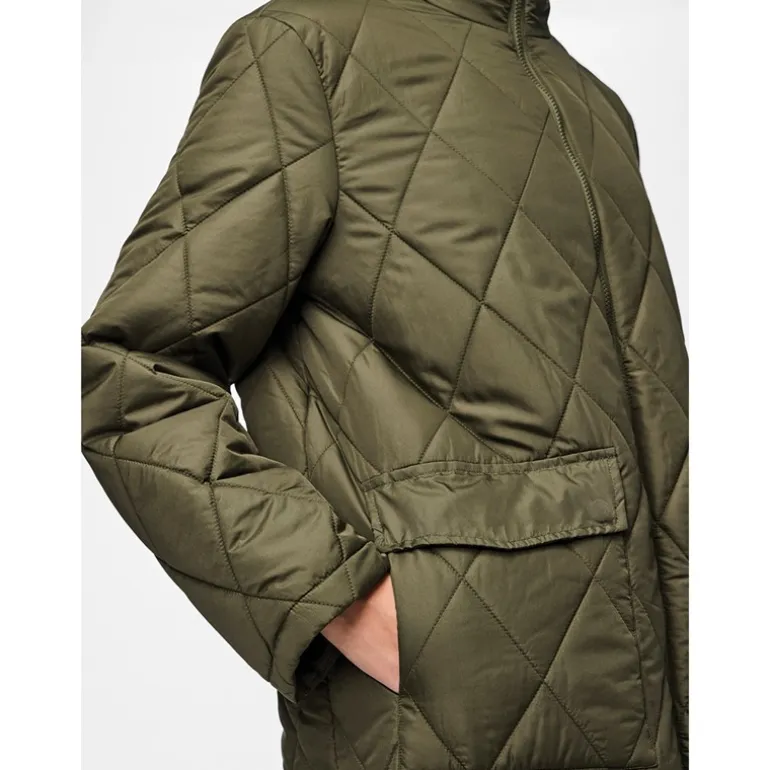 Pieces Damen Mailey Steppjacke Grün