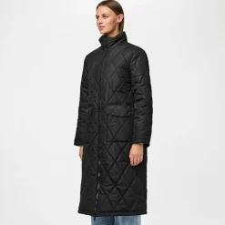 Pieces Damen Mailey Steppjacke Schwarz