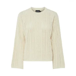 Pieces Damen Mira Strick Oberteil Birch