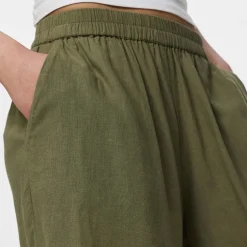 Pieces Damen Pia Shorts Deep Lichen Green