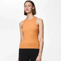 Pieces Damen Ruka Boxer Tank Top Tangerine