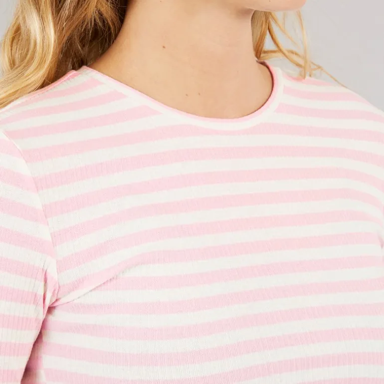 Pieces Damen Ruka Langarm Oberteil Roseate Spoonbill