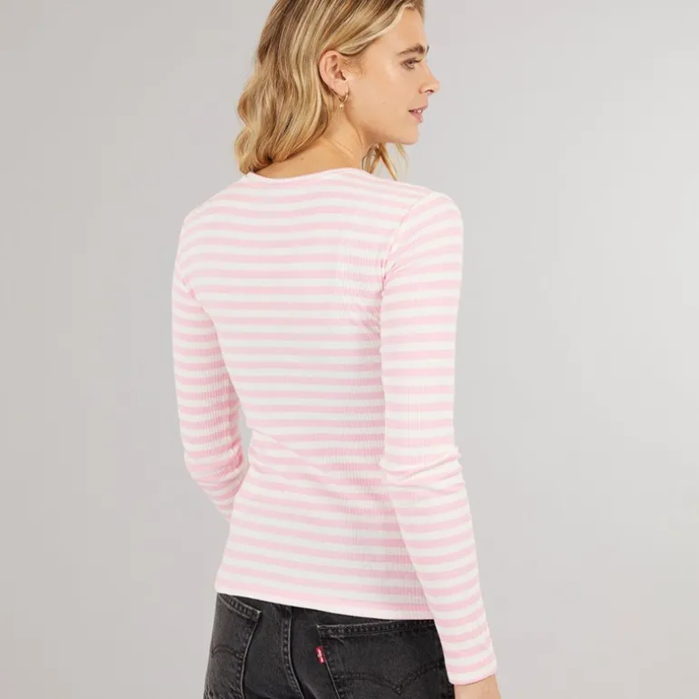 Pieces Damen Ruka Langarm Oberteil Roseate Spoonbill