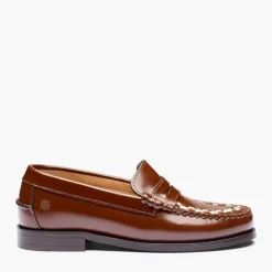 Playboy Footwear Damen Playboys Schuhe Toc1936 Sofia Loafer Braun/White Polido