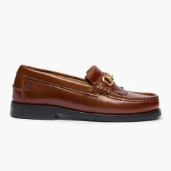 Playboy Footwear Damen Valerie Loafer Brandy Leather