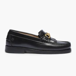 Playboy Footwear Damen Valerie Loafer Black Leather