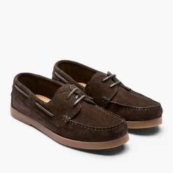 Playboy Footwear Herren Aron Schuhe Dunkelbraun Wildleder/Gummi Dk. Brown Suede/Gum