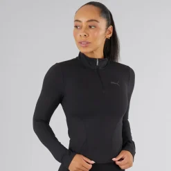 Puma Damen Training 1/2 Zip Puma Schwarz