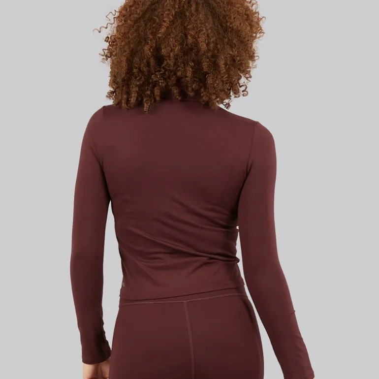 Puma Damen Train 1/2 Zip Trainingsoberteil Aubergine