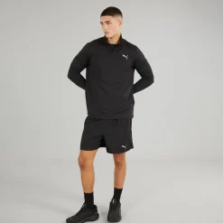 Puma Herren Lauf Favorite 1/4 Zip Lauf Oberteil Puma Schwarz
