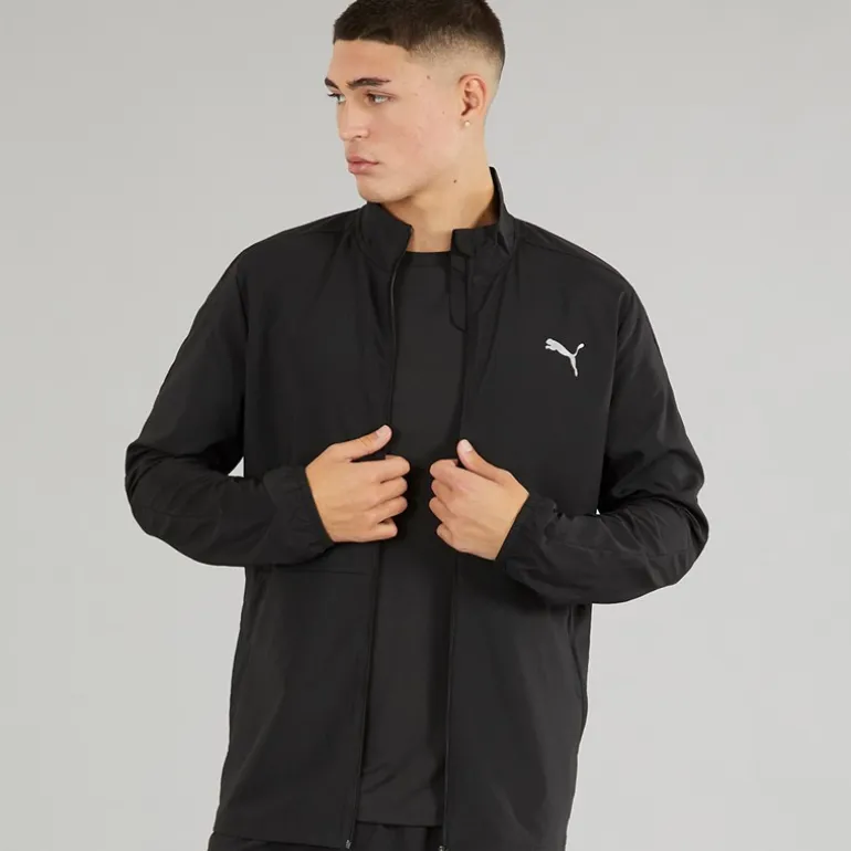 Puma Herren Lauf Favorit Gewebte Laufjacke Puma Schwarz