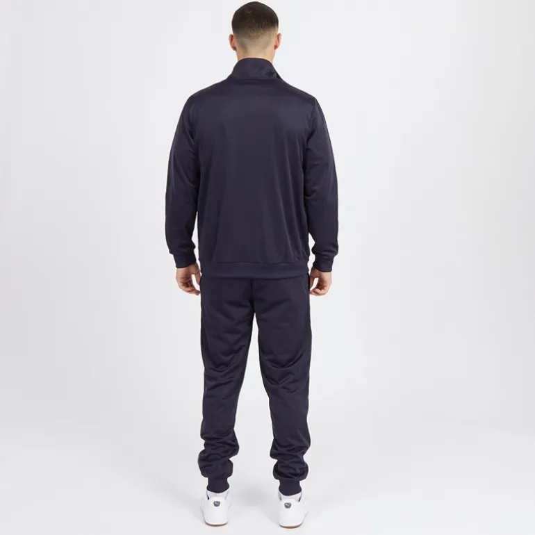 Puma Herren Piping Poly Trainingsanzug Dunkelblau
