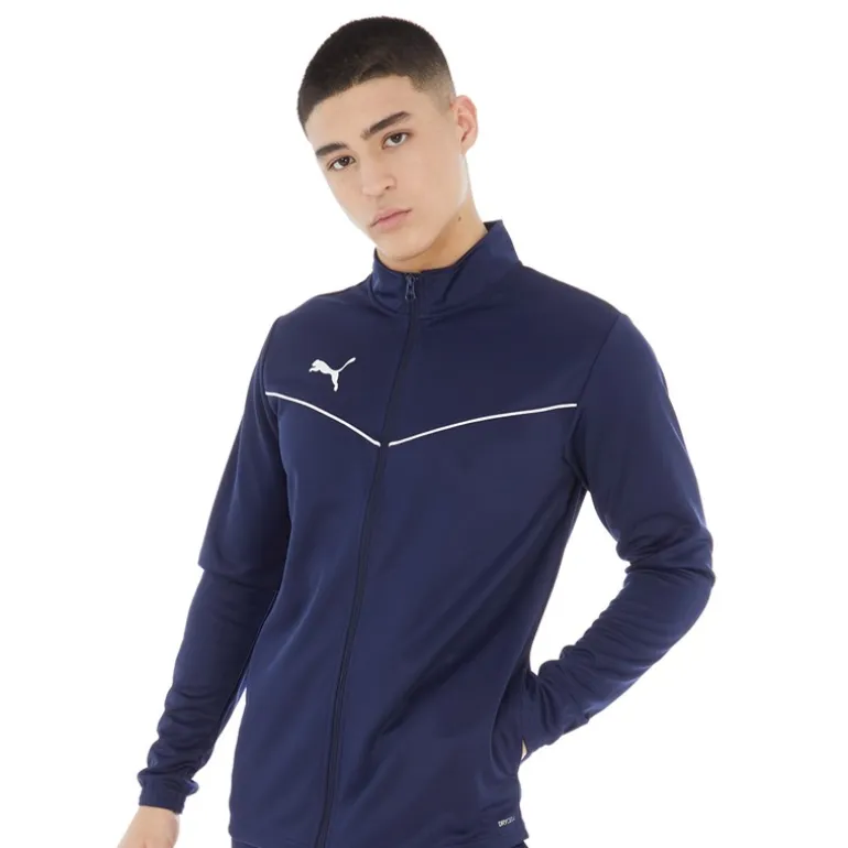 Puma Herren teamRISE Performance Sporttops Blau