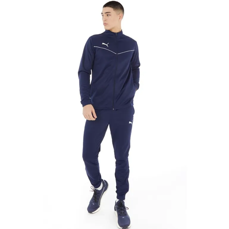 Puma Herren teamRISE Performance Sporttops Blau