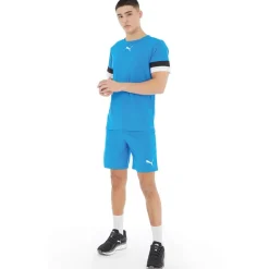 Puma Herren teamRISE Performance Sporttops Blau