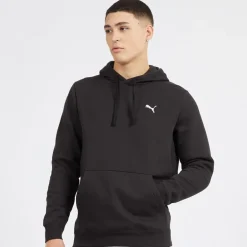 Puma Hoodie mit kleinem Logo Herren Puma Schwarz