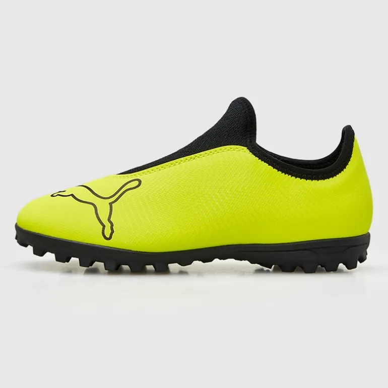 Puma Junge Finesse Schnürlose TF Astro Fußballschuhe Yellow Alert