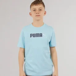 Puma Junge Grafik T Shirt Aqua