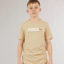Puma Junge Grafik T Shirt Putty