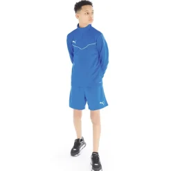 Puma Jungen teamRISE Performance Sporttops Blau