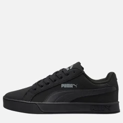 Puma Junior Smash Vulc Turnschuhe Schwarz/Grau