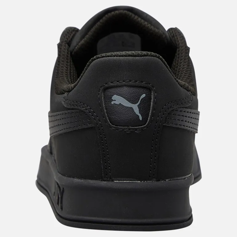 Puma Junior Smash Vulc Turnschuhe Schwarz/Grau