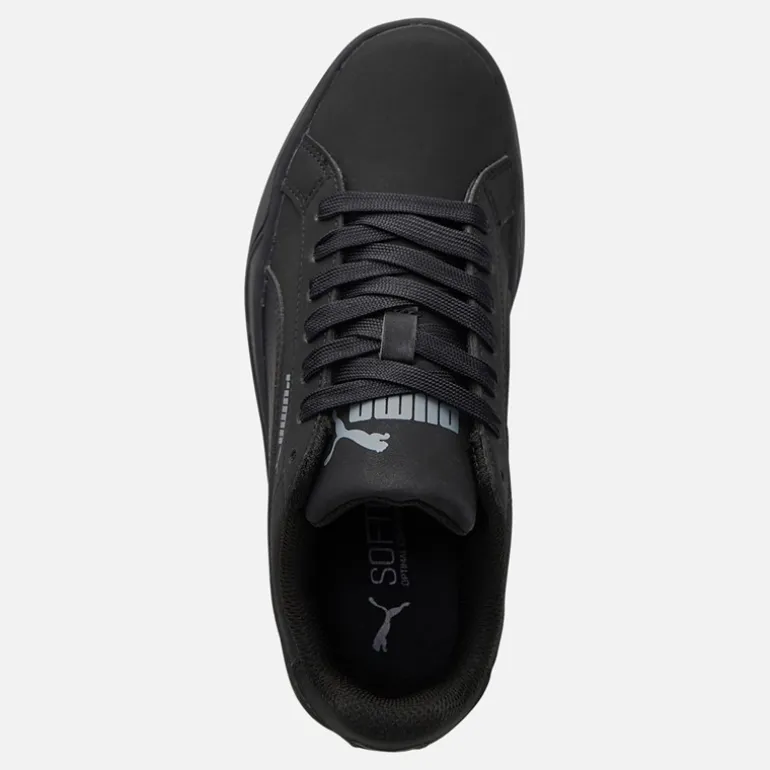 Puma Junior Smash Vulc Turnschuhe Schwarz/Grau