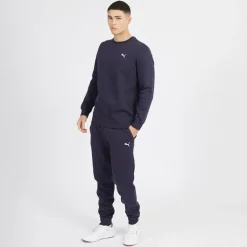 Puma Sweatshirt Herren Small Logo Crew Dunkelblau