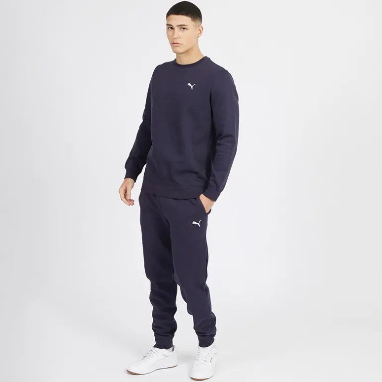 Puma Sweatshirt Herren Small Logo Crew Dunkelblau