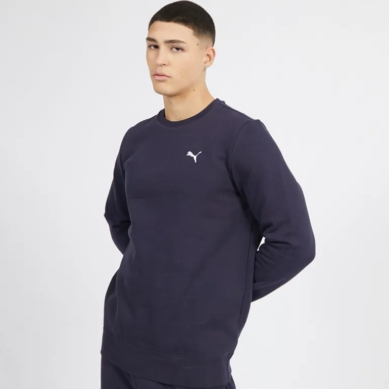 Puma Sweatshirt Herren Small Logo Crew Dunkelblau